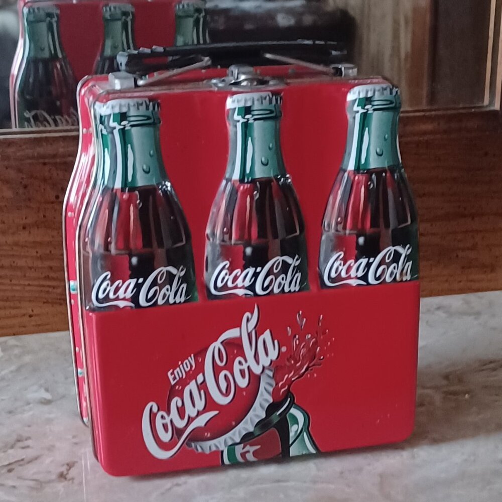 Vintage Coca Cola Lunch Box 6" x 3"
